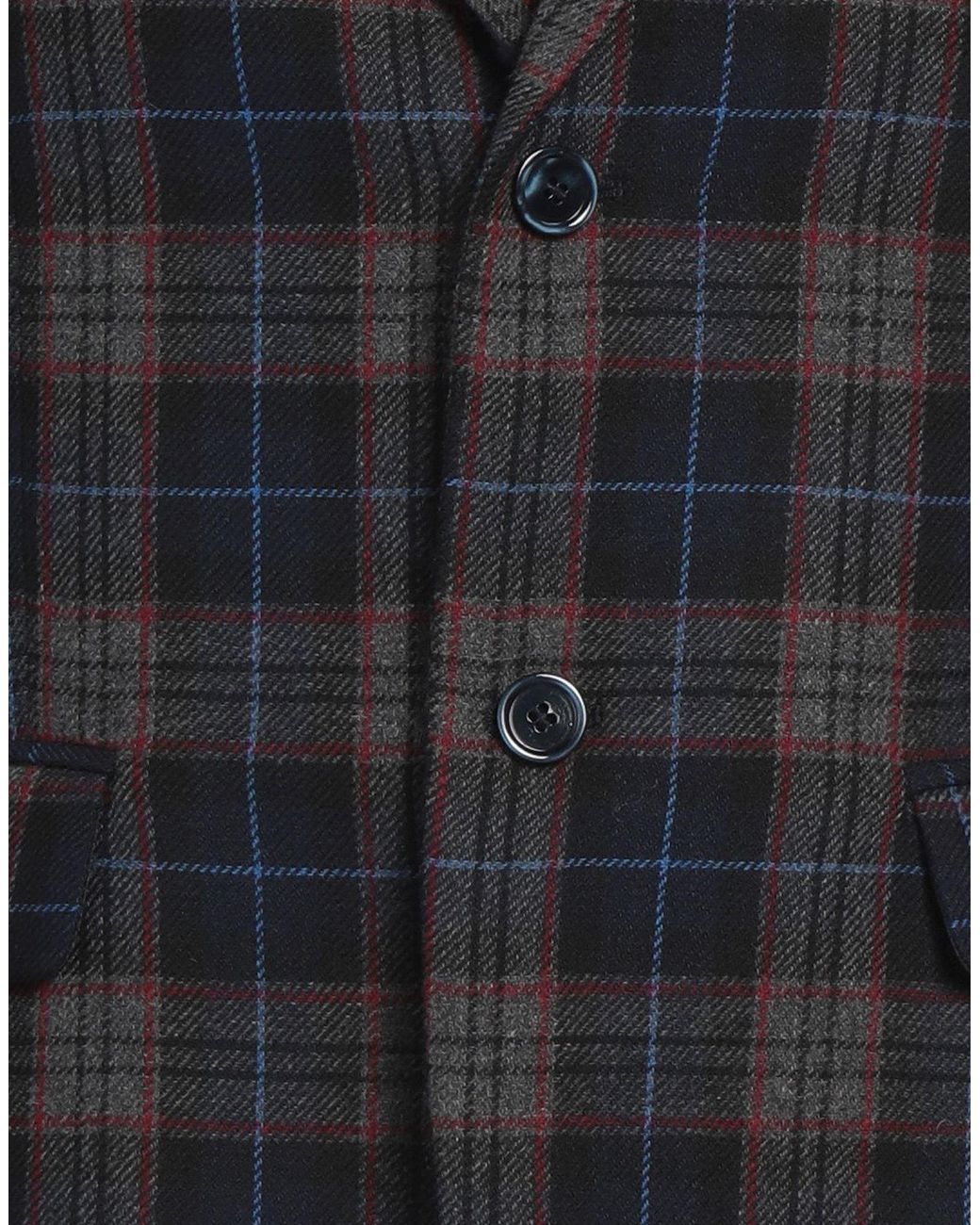 Daniele Alessandrini Black Blazer Polyester, Wool for men