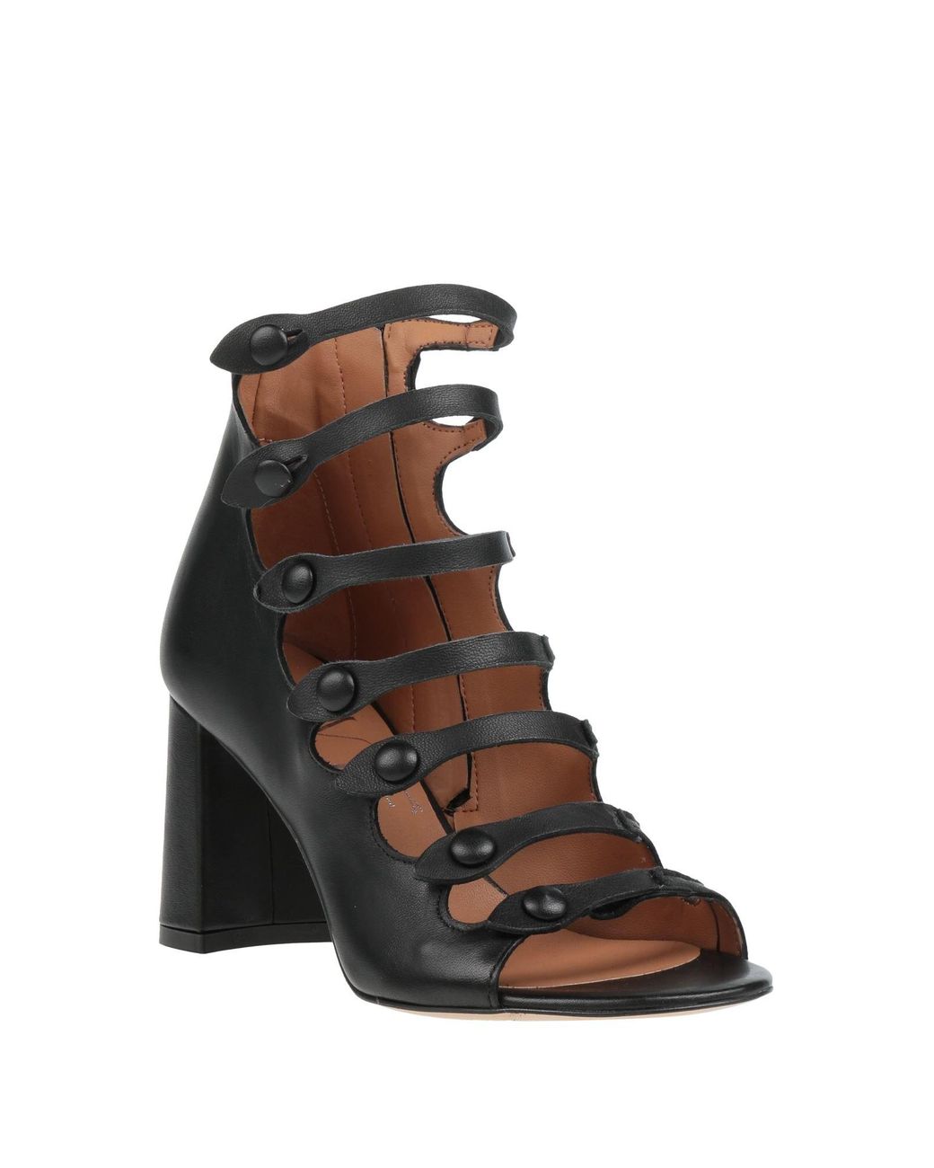 Ovyè Black Ankle Boots Leather
