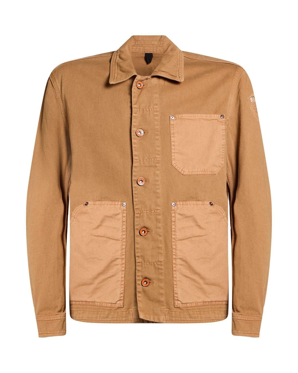 Blauer Brown Camel Jacket Cotton for men