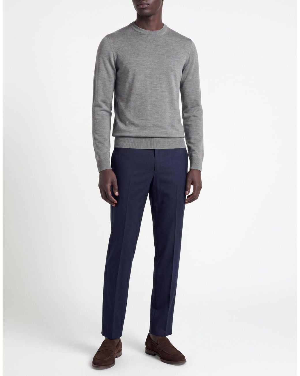Alpha Studio Gray Jumper for men