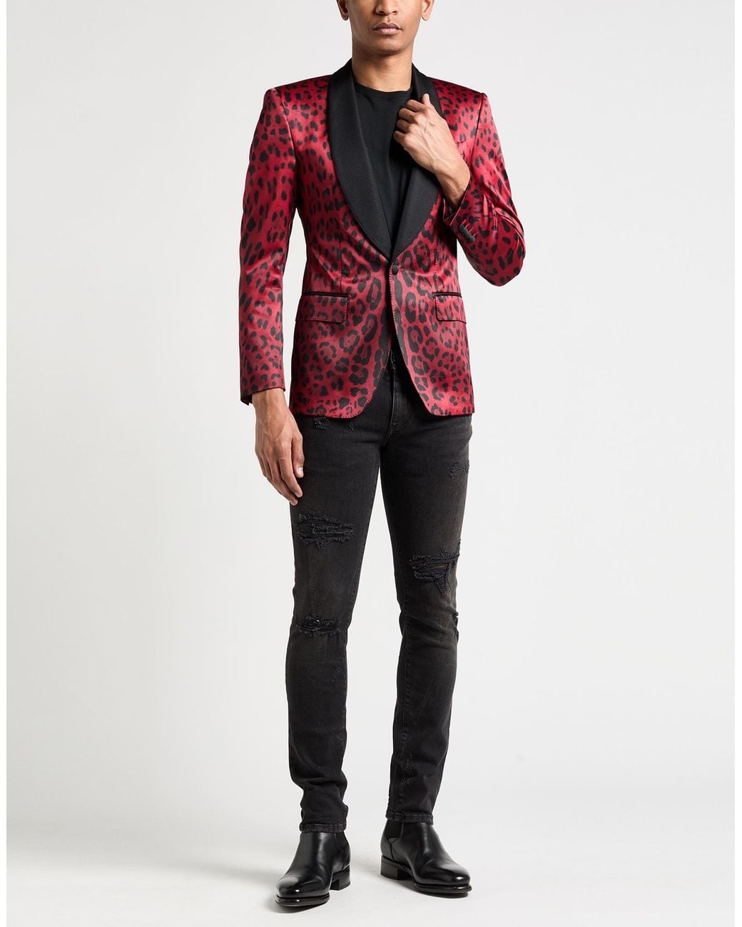 Dolce & Gabbana Red Blazer for men