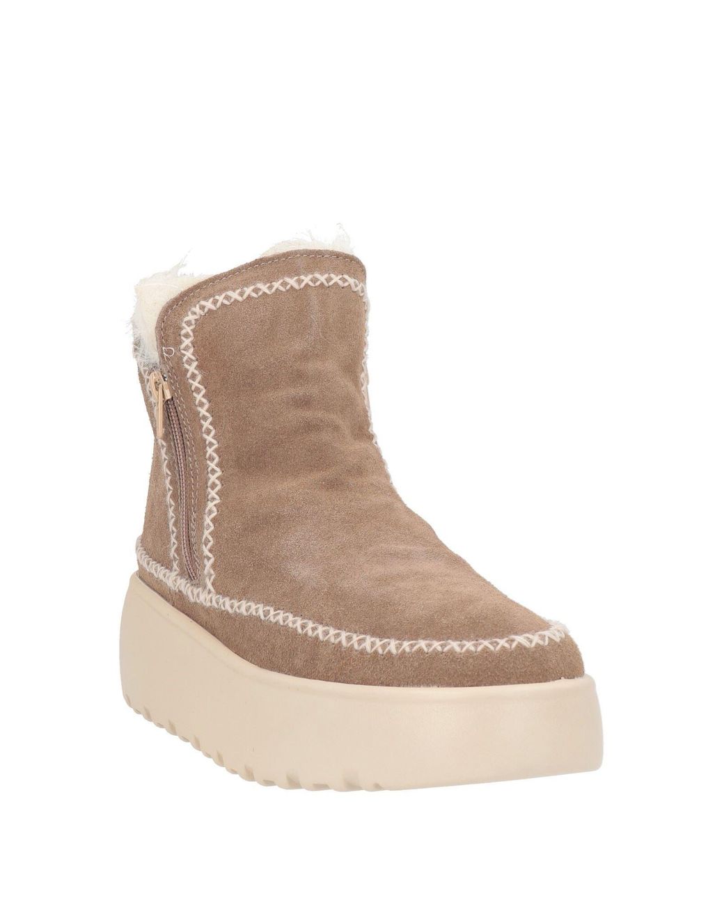 CafeNoir Natural Ankle Boots