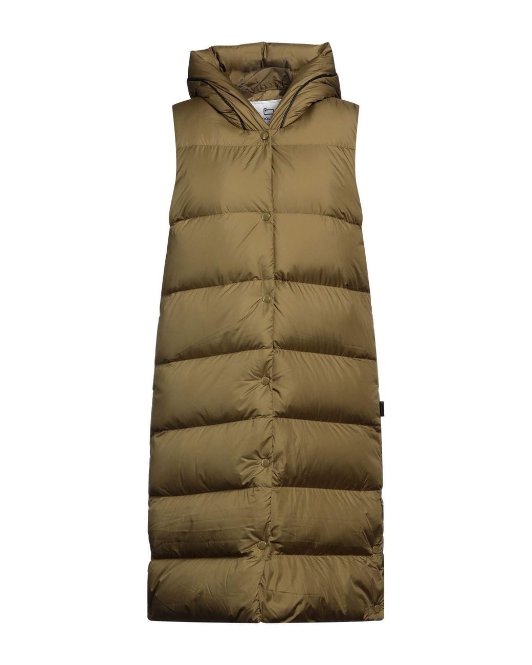 Woolrich Green Military Puffer Polyester