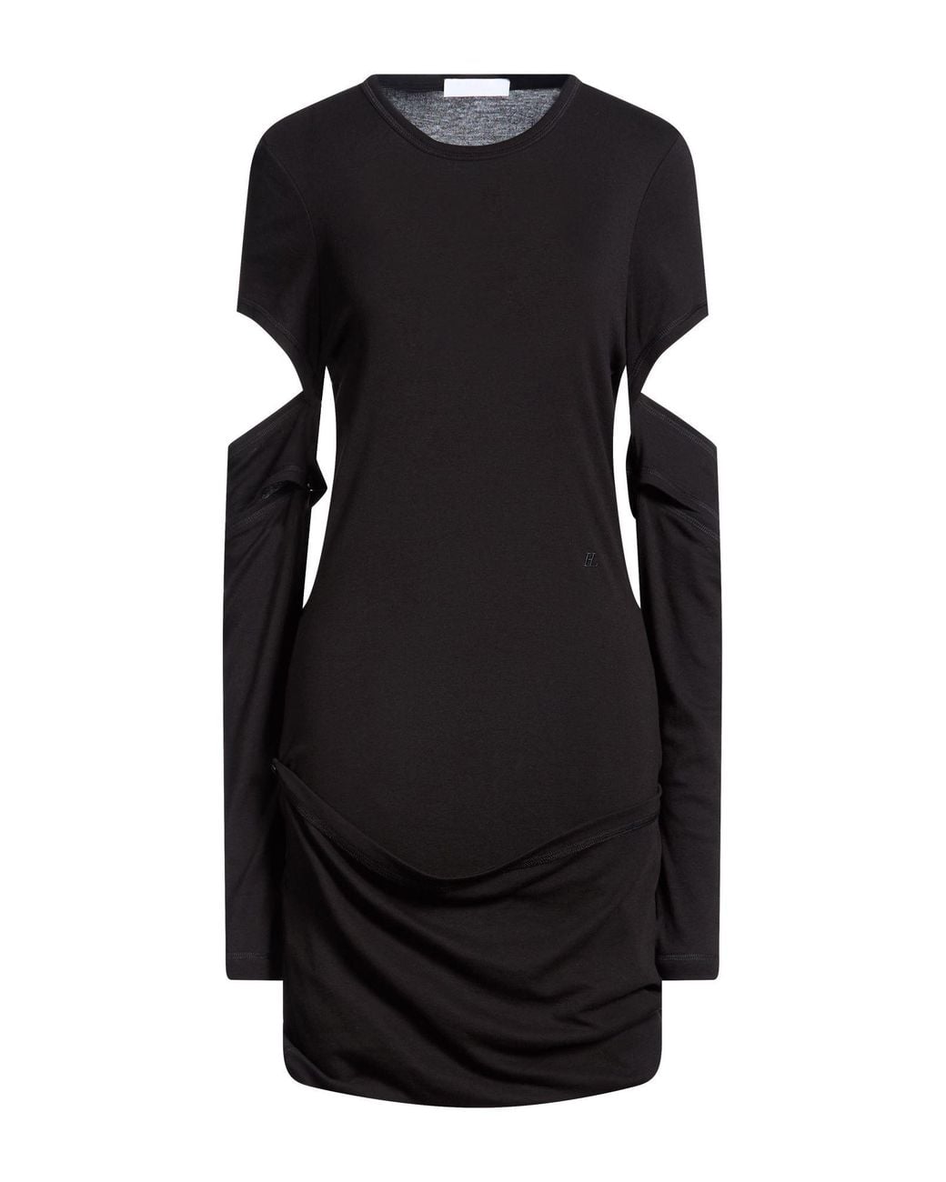 Helmut Lang Black Mini Dresses