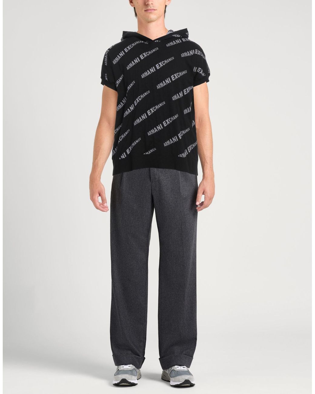 ARMANI EXCHANGE Black Jumper for men