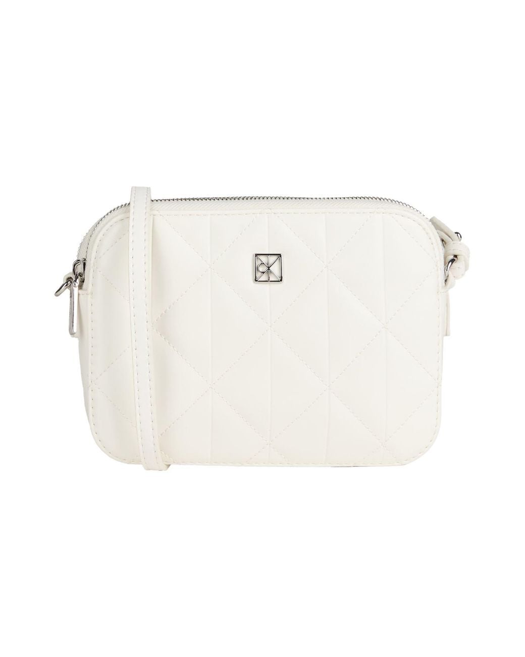 Calvin Klein White Cross-Body Bag