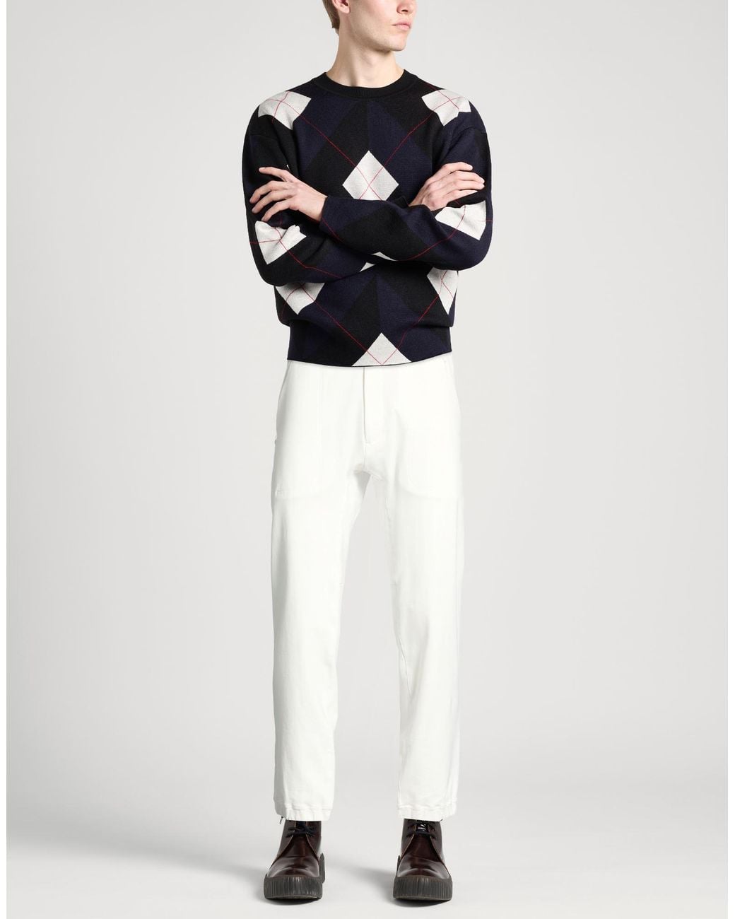 Lardini White Pants for men