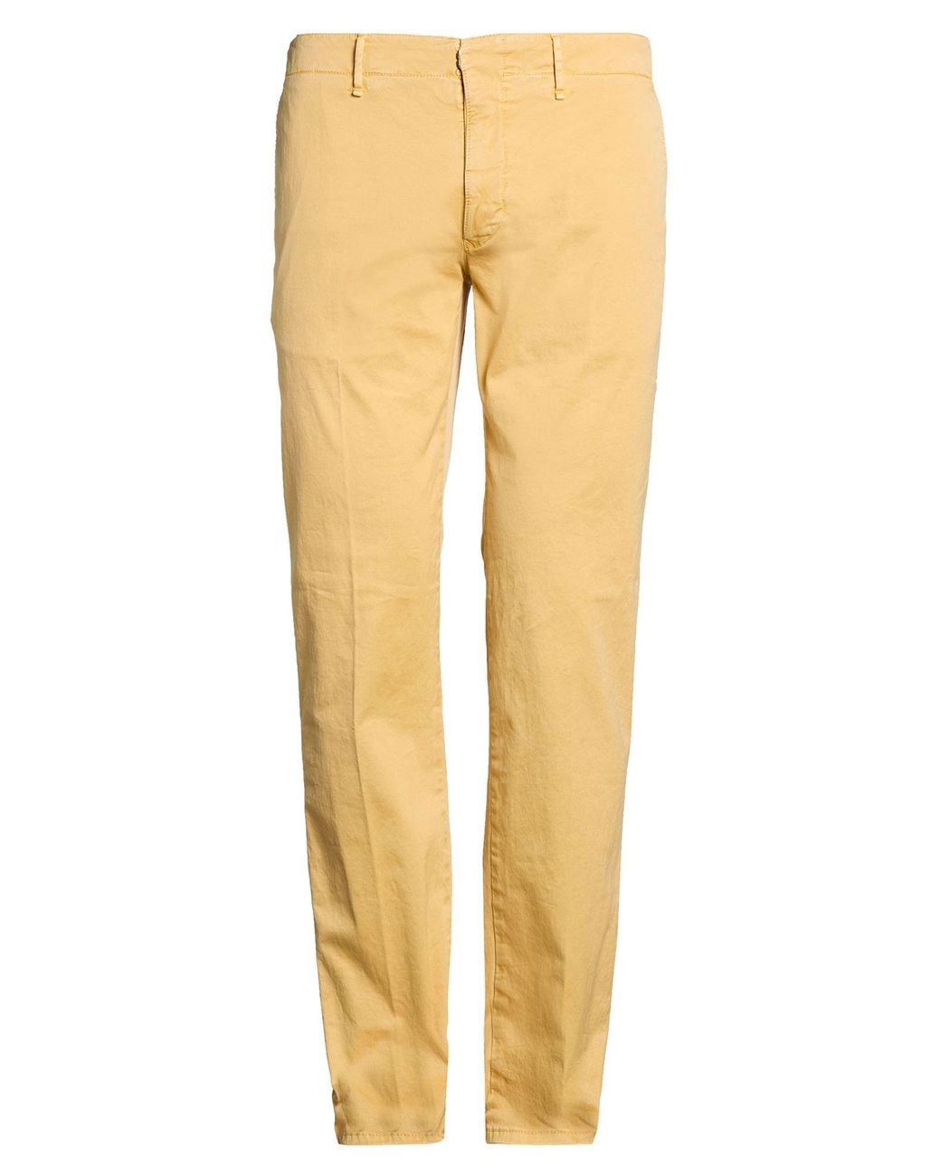 Incotex Yellow Trouser for men