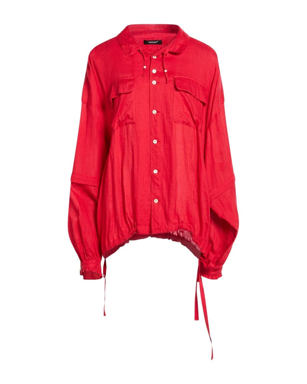 Undercover Red Shirt Linen