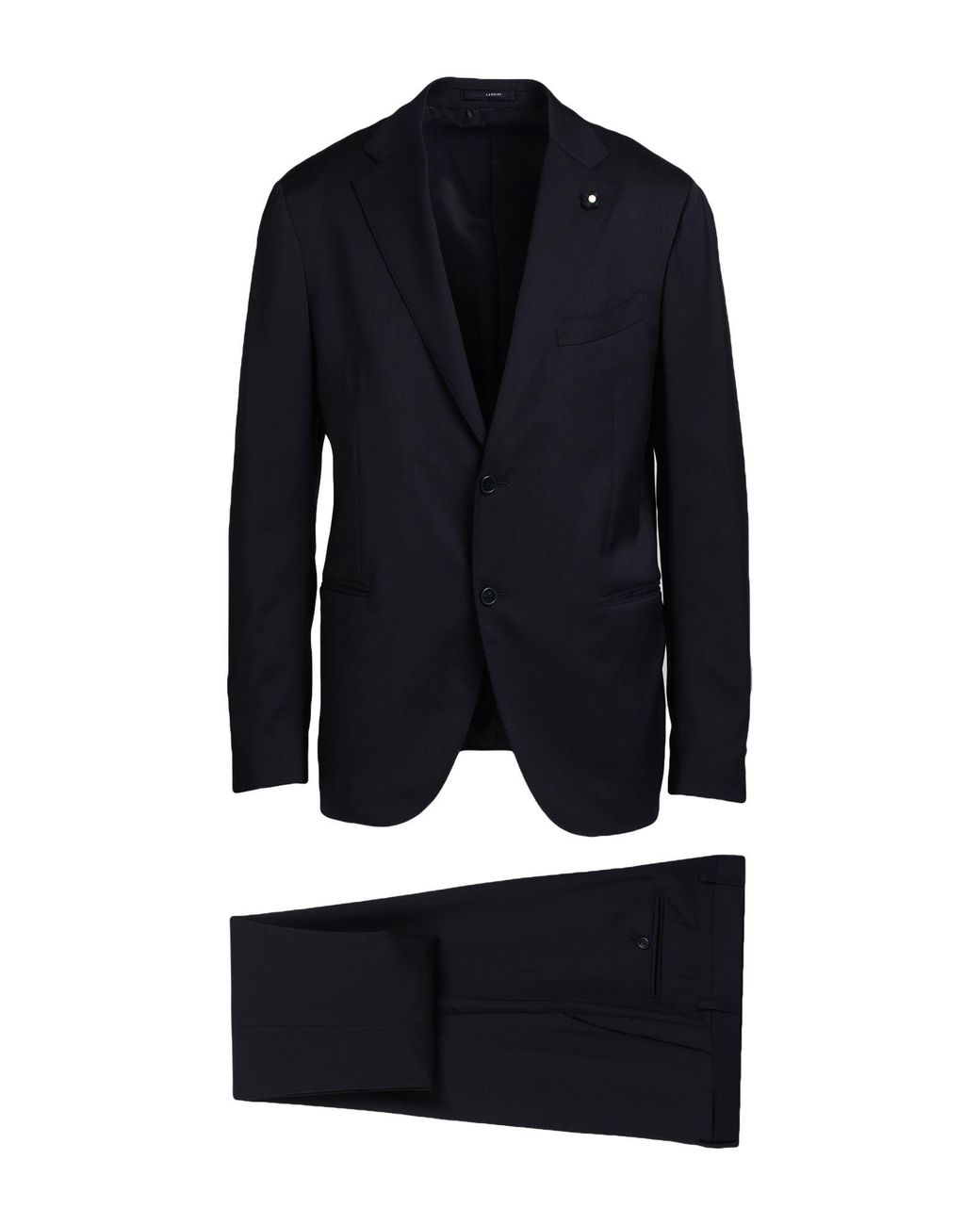 Lardini Blue Suit Wool, Elastane for men