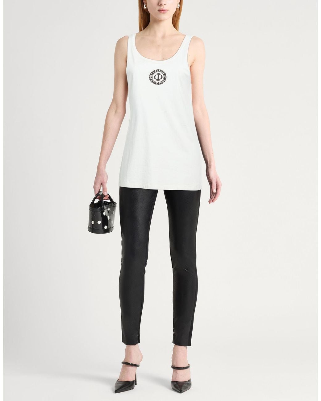 Philosophy Di Lorenzo Serafini White Tank Tops