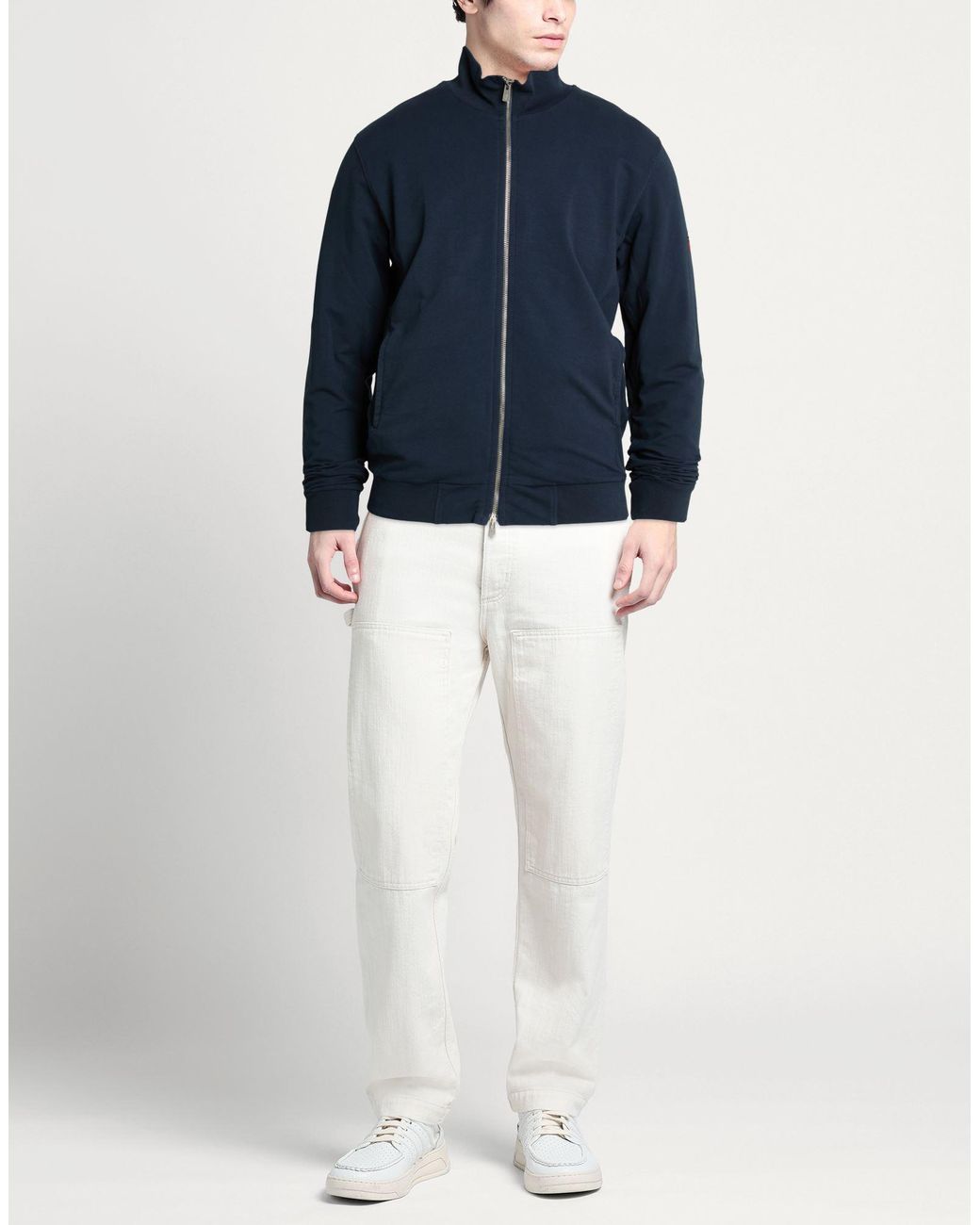 Cooperativa Pescatori Posillipo Blue Sweatshirt for men