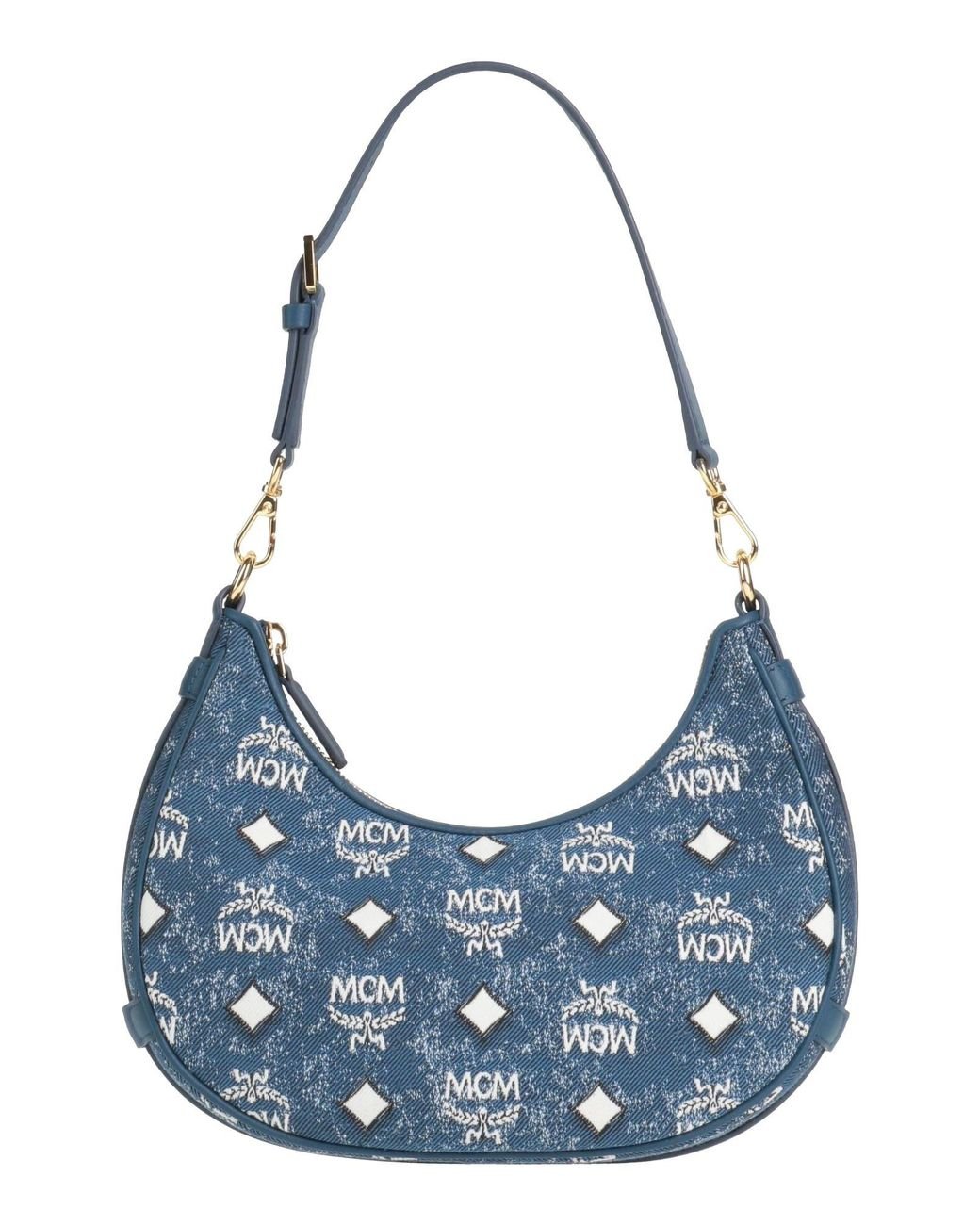 MCM Handbag in Blue Lyst UK