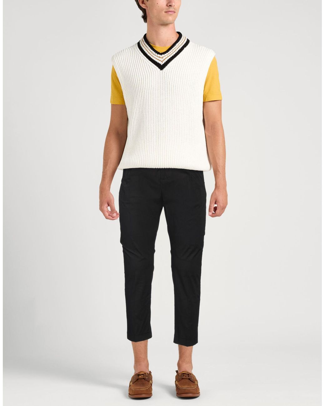 Daniele Alessandrini Black Trouser for men