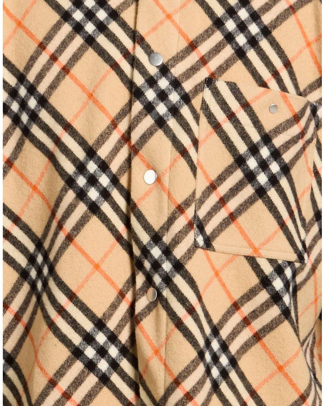 Burberry Natural Sand Jacket Wool for men