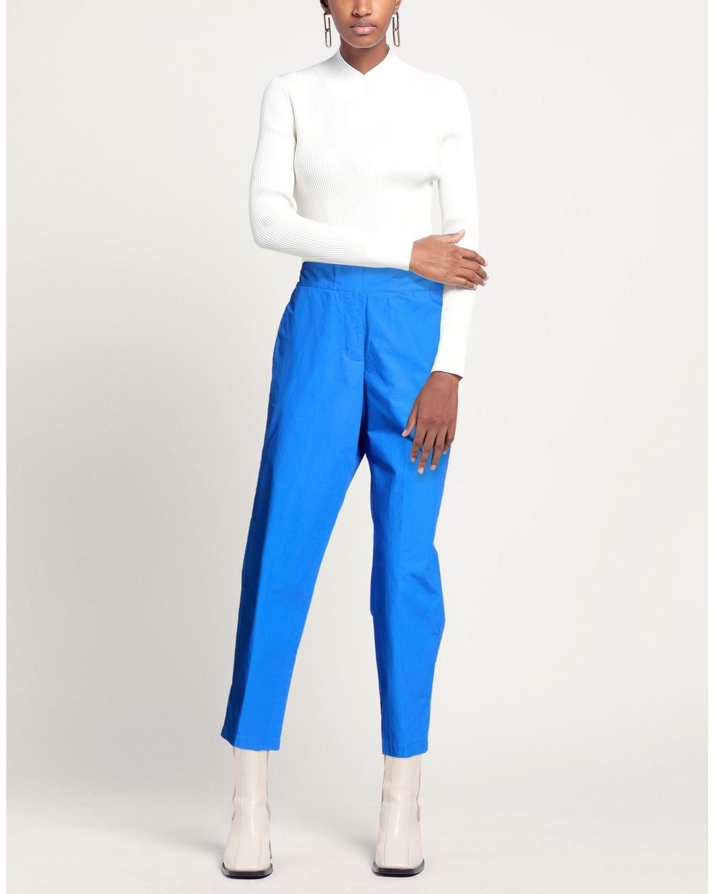 ALESSIA SANTI Blue Trouser