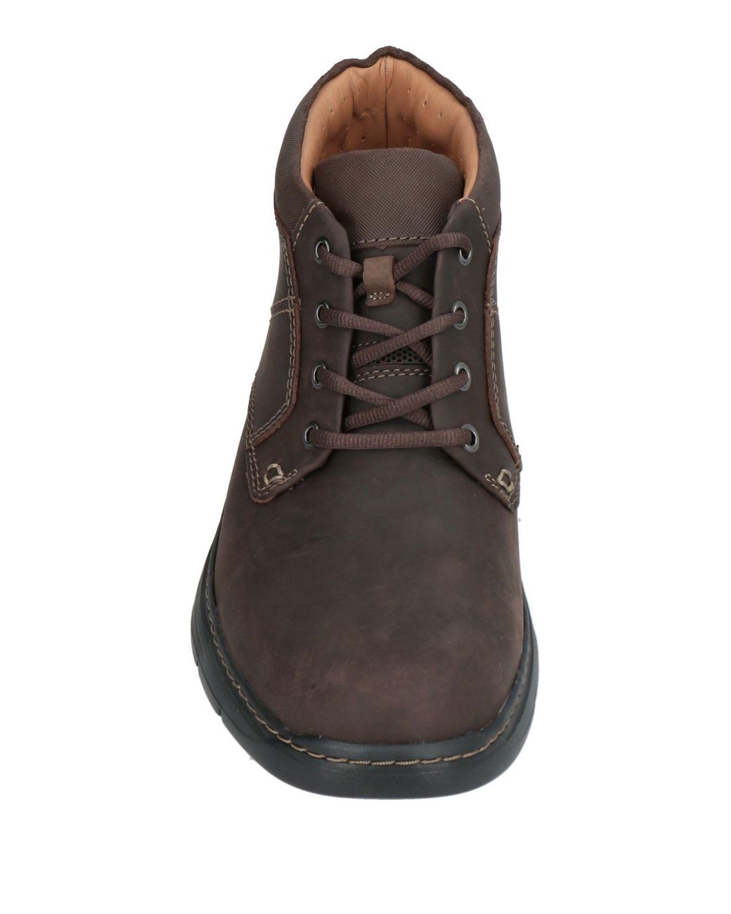 Clarks Brown Ankle Boots Leather for men