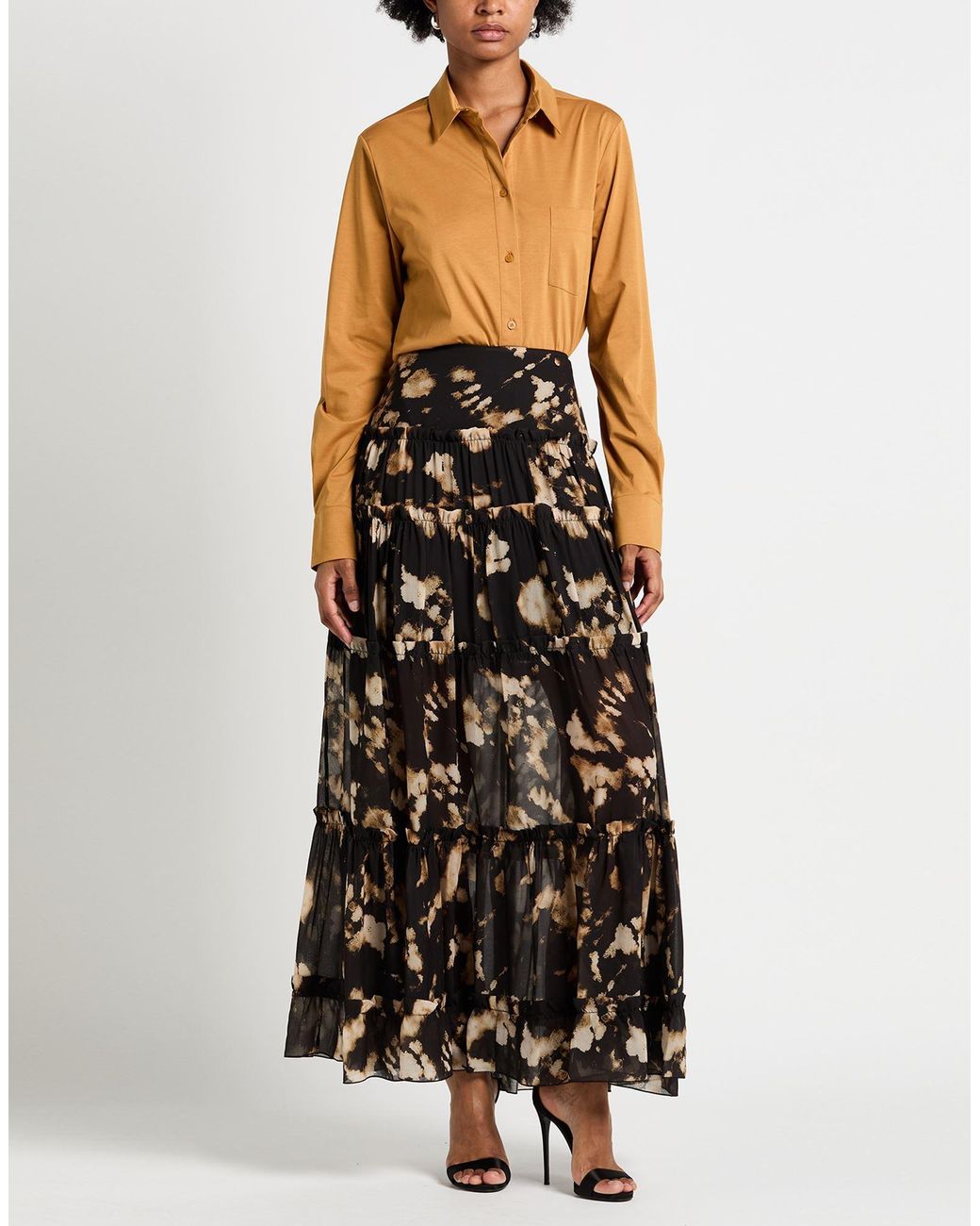 Liu Jo Black Maxi Skirt