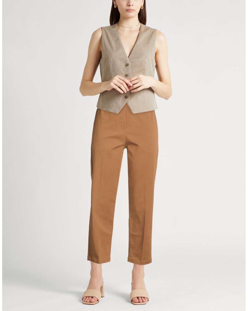 Alysi Brown Pants