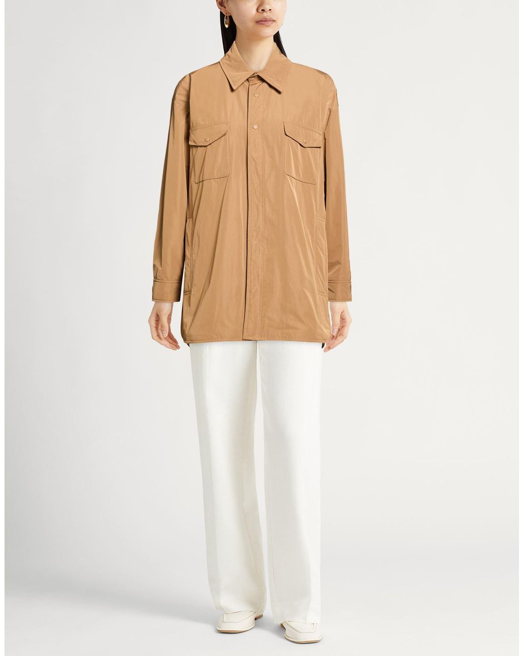 Aspesi Natural Camel Shirt Polyester