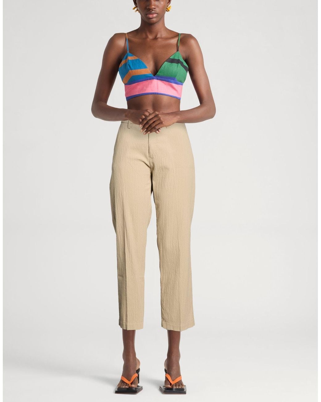 RE_HASH Natural Sand Pants Cotton, Elastane