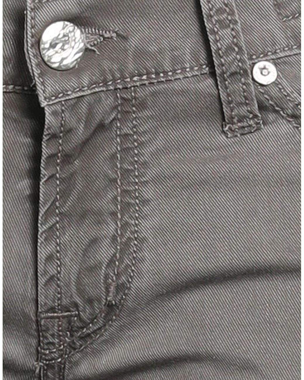 Jacob Cohen Gray Pants Cotton, Elastane