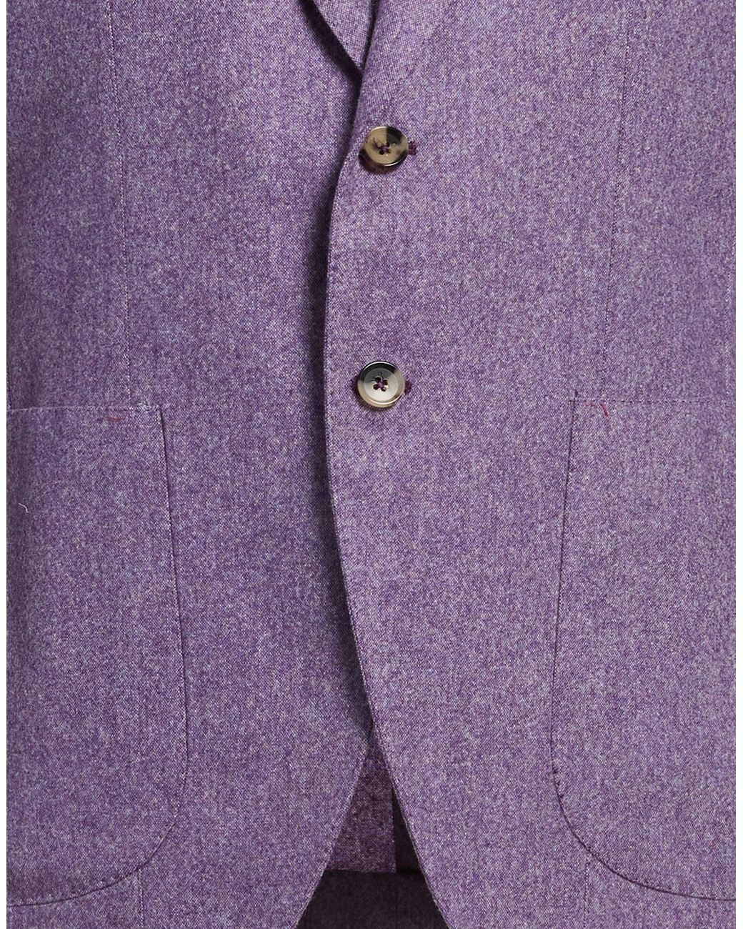 Isaia Purple Blazers for men