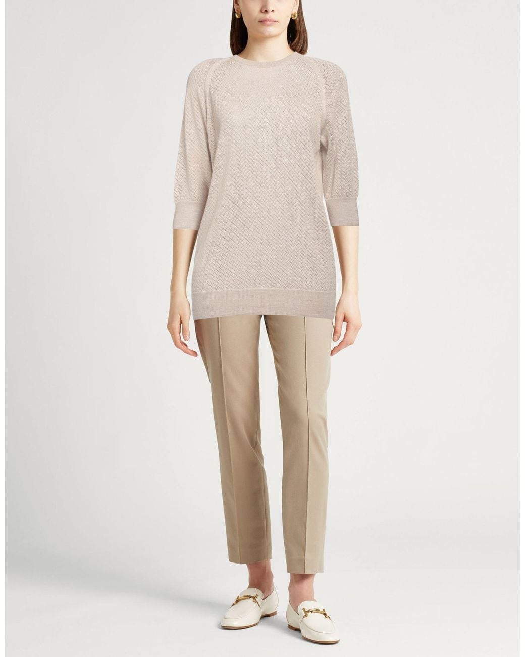 Pullover Agnona de color Natural