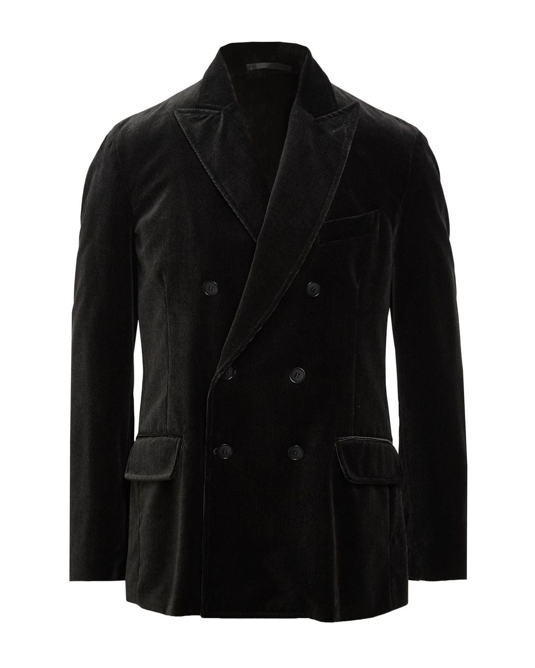 Giorgio Armani Black Blazer Cotton for men