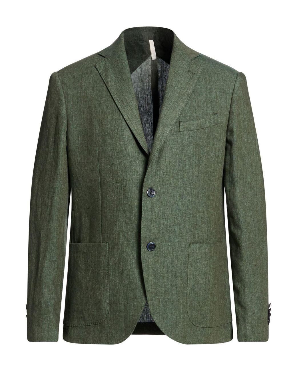 120% Lino Green Blazer for men