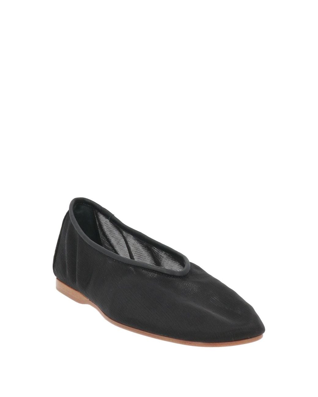 Forte_forte Black Ballet Flats Textile Fibers
