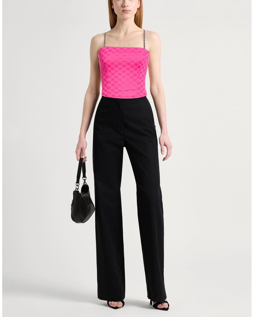 M I S B H V Pink Fuchsia Top Polyamide, Elastane