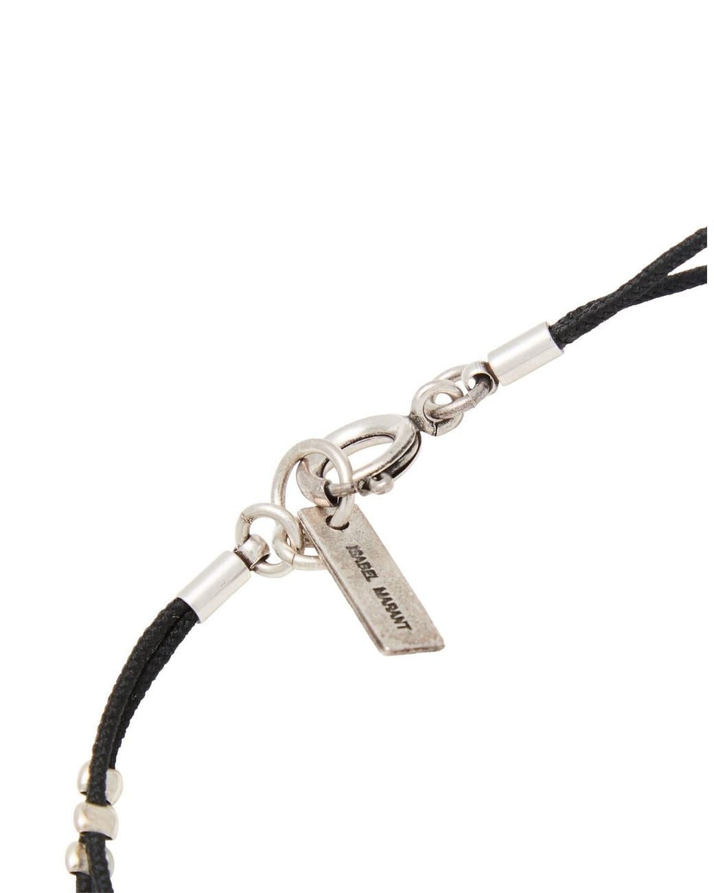 Isabel Marant Metallic Bracelet Brass, Polyester, Tin
