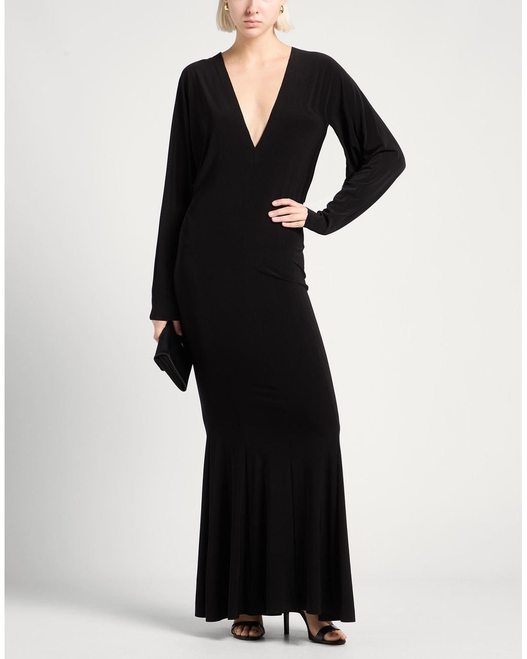 Norma Kamali Black Maxi Dress