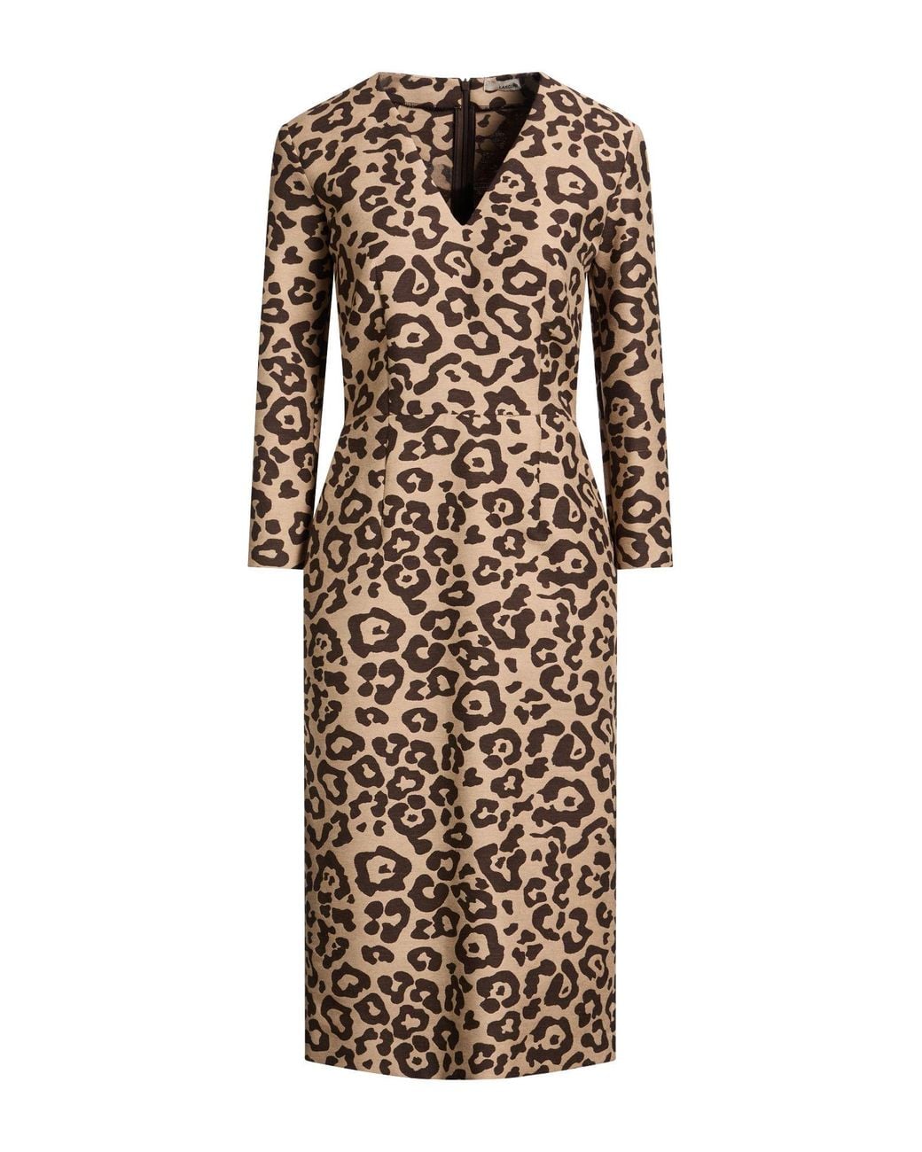 Lardini Natural Midi Dress