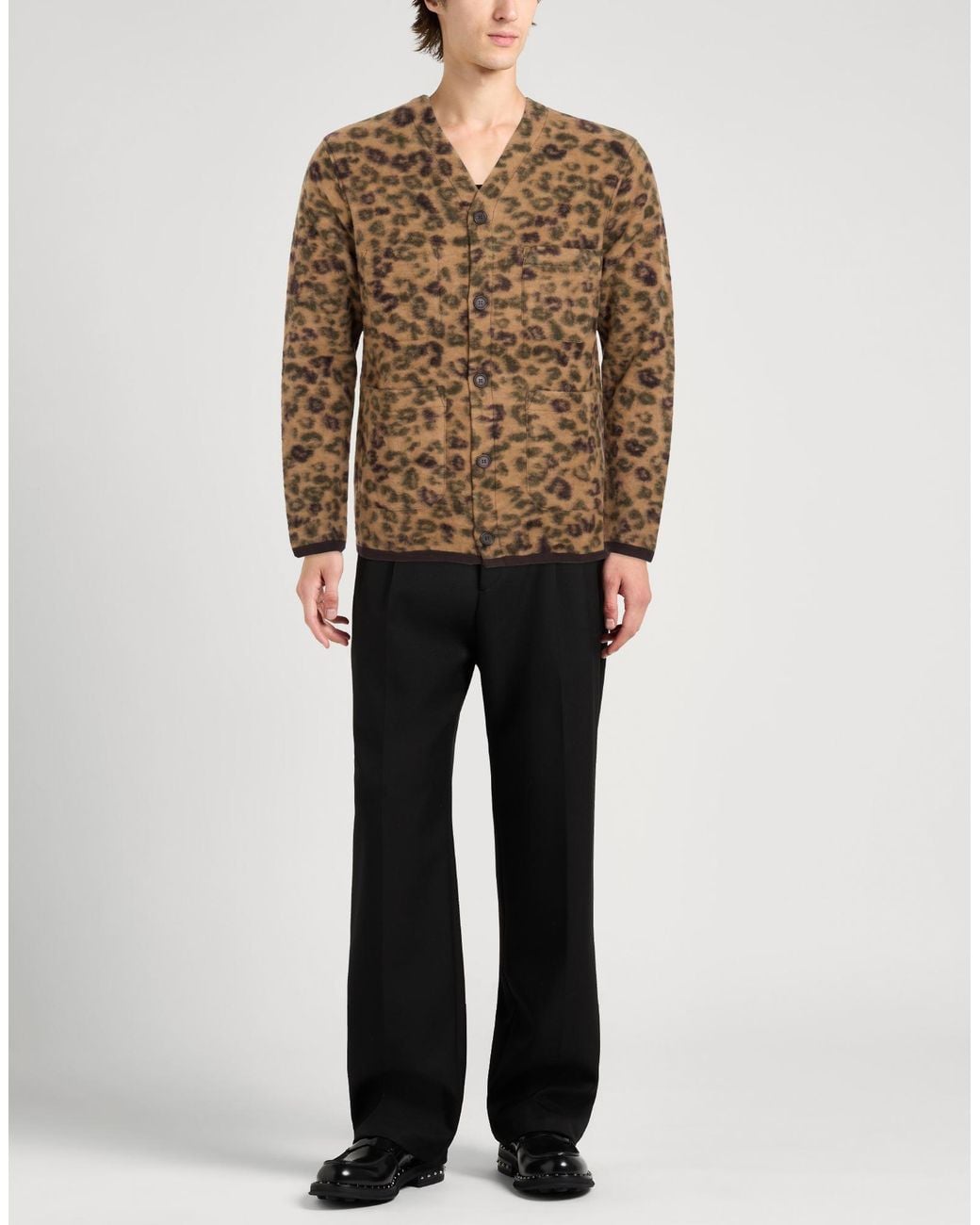 Universal Works Brown Jacket Wool, Recycled Polyester for men