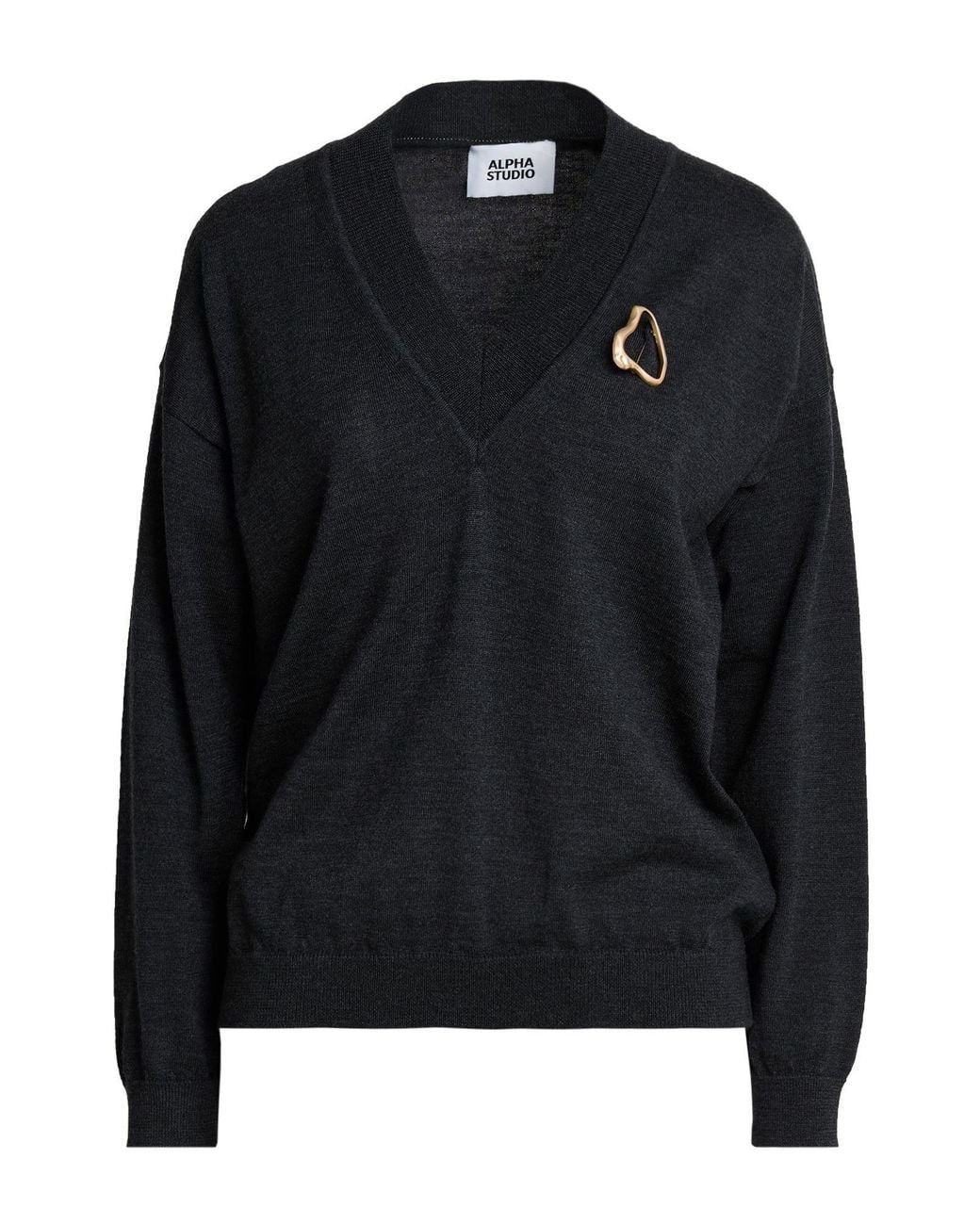 Alpha Studio Black Pullover