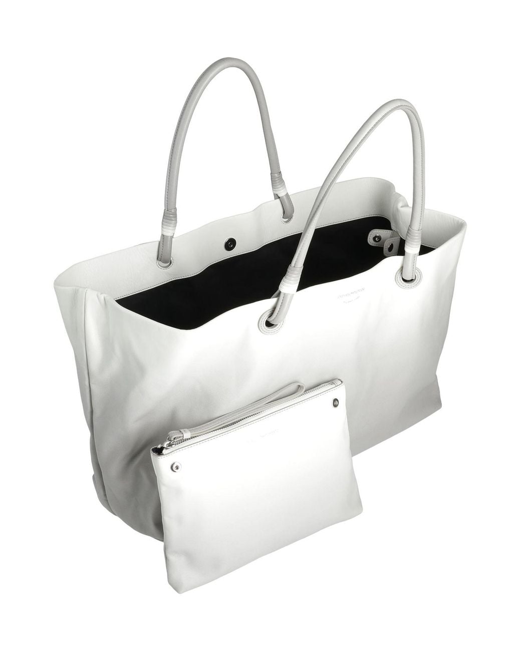 Emporio Armani Gray Shoulder Bag