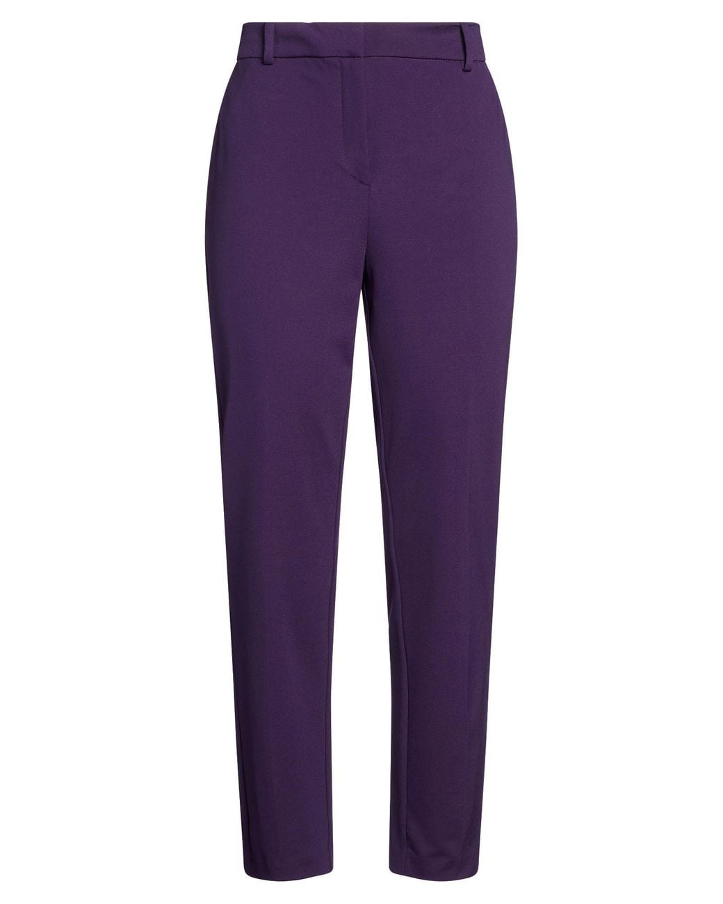 Liviana Conti Purple Pants Viscose, Polyamide, Elastane