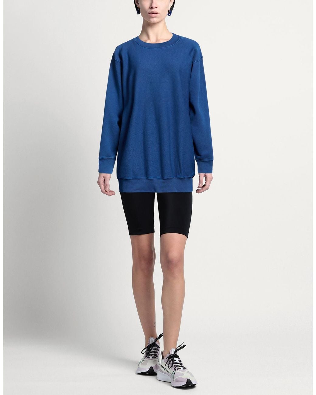 Les Tien Blue Sweatshirt Cotton