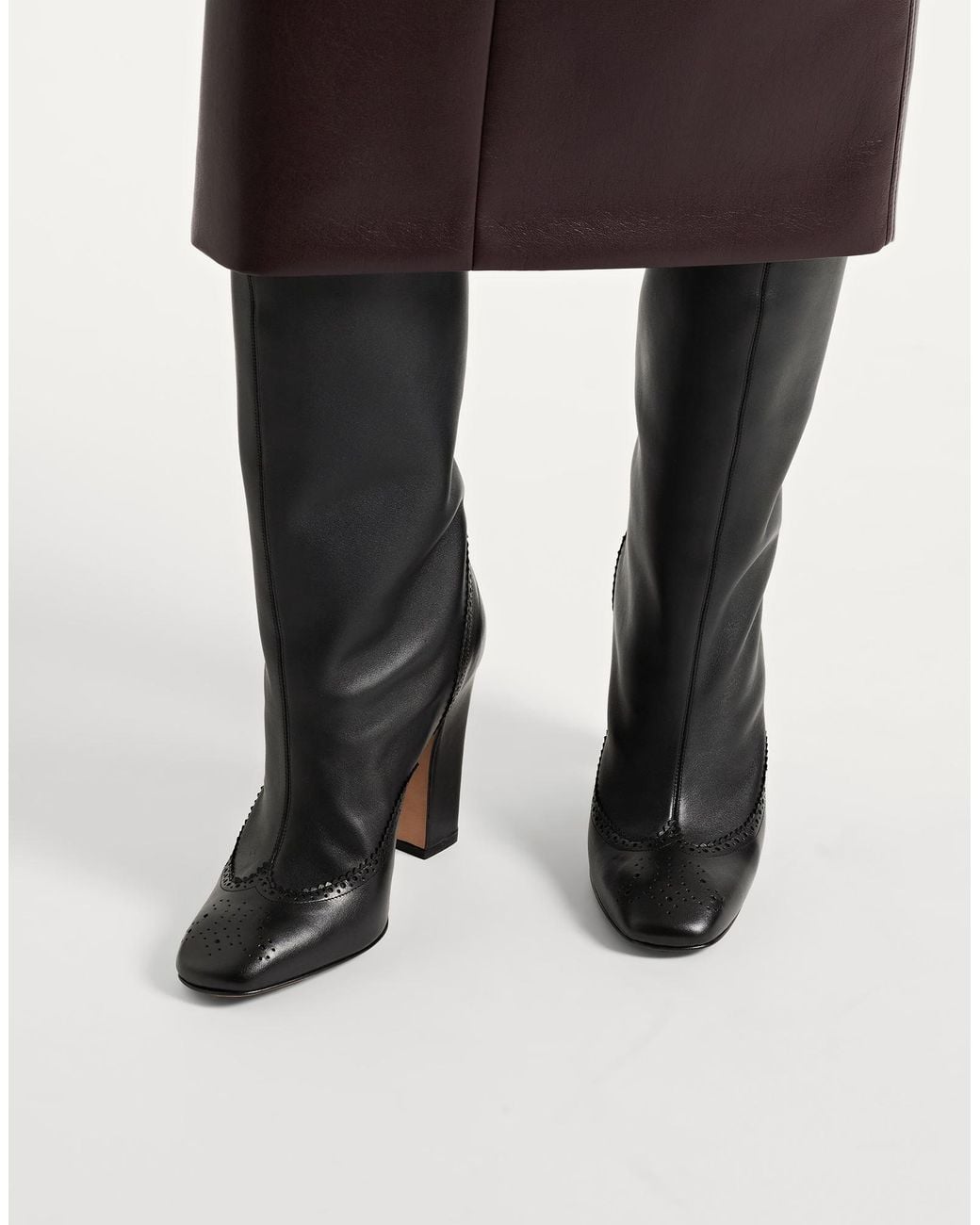 Thom Browne Black Stiefel