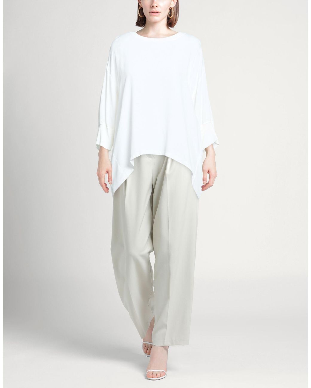 RUE DU BAC White Top Acetate, Silk