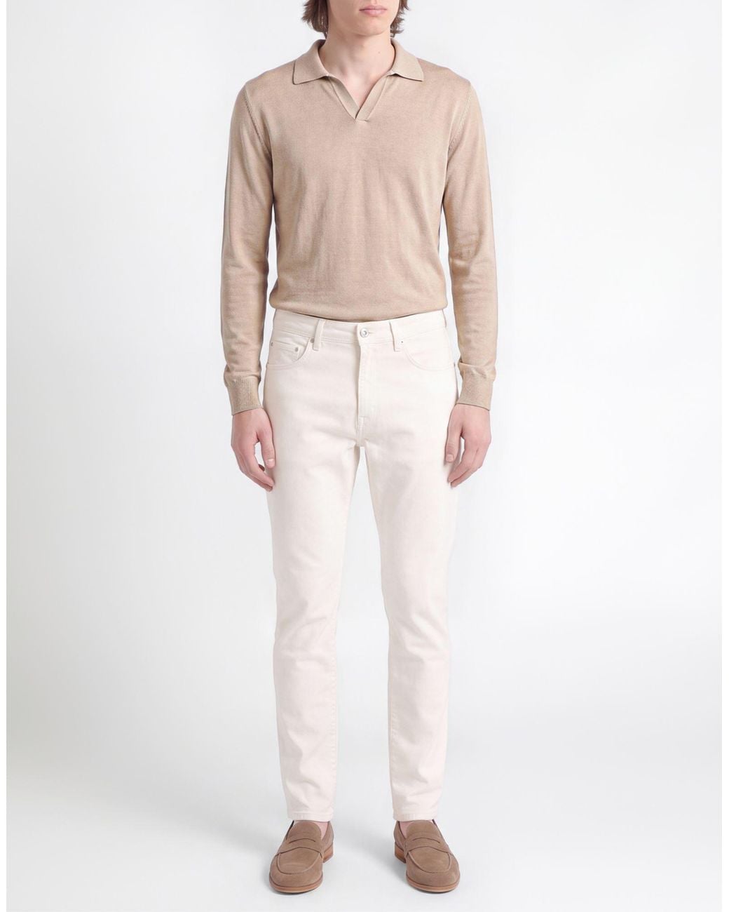 Jacob Cohen White Jeans Cotton, Polyester, Elastane for men