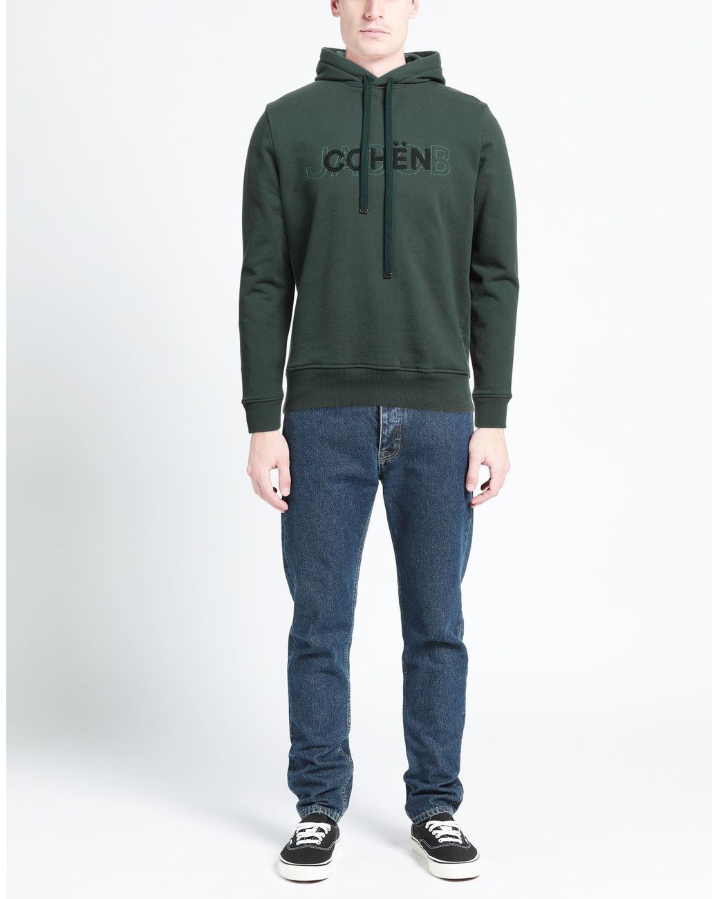 Jacob Cohen Green Sweatshirt Cotton, Elastane for men