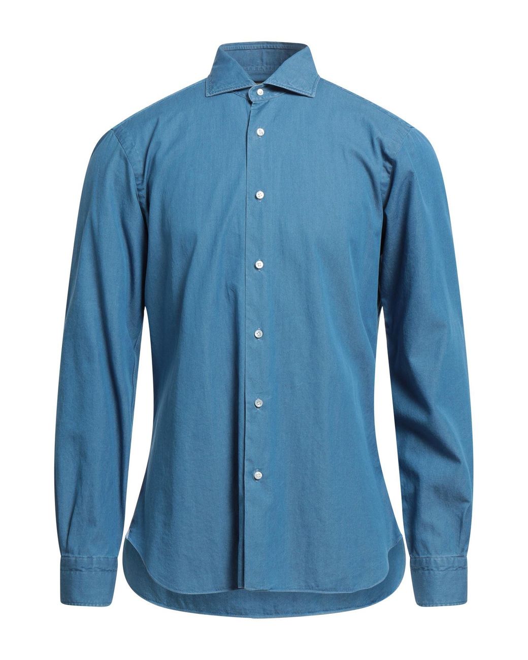 Barba Napoli Blue Shirt for men