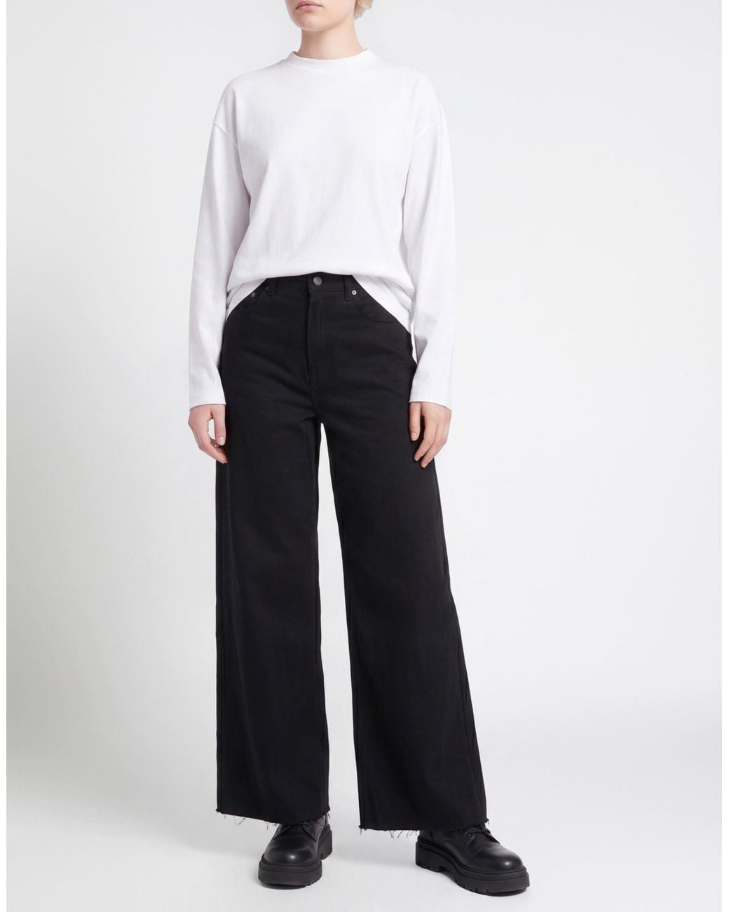 Department 5 Black Jeans Cotton, Rubber