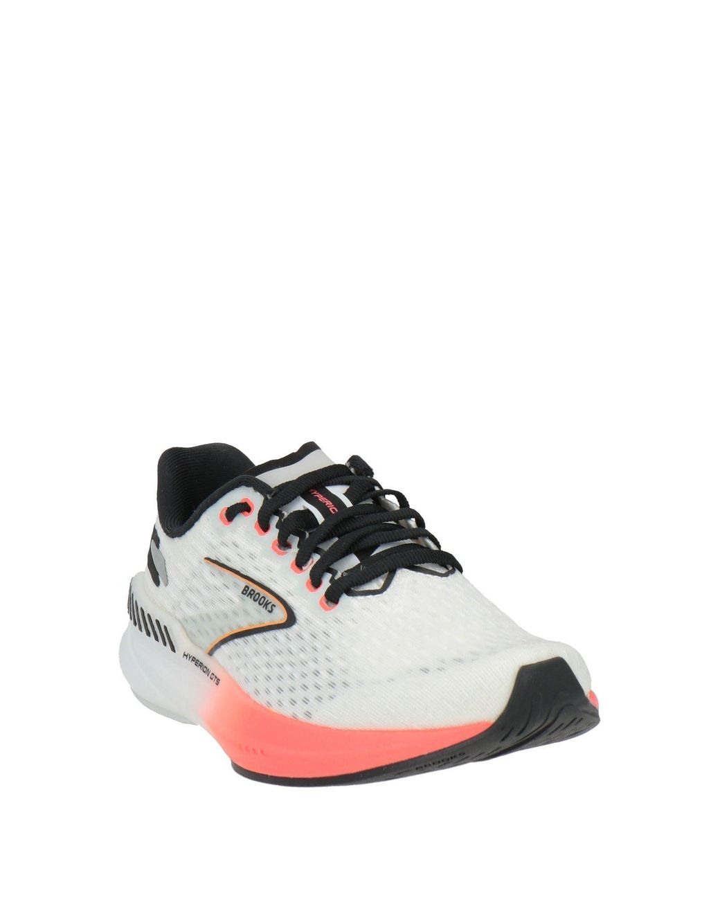 Brooks White Sneakers Textile Fibers