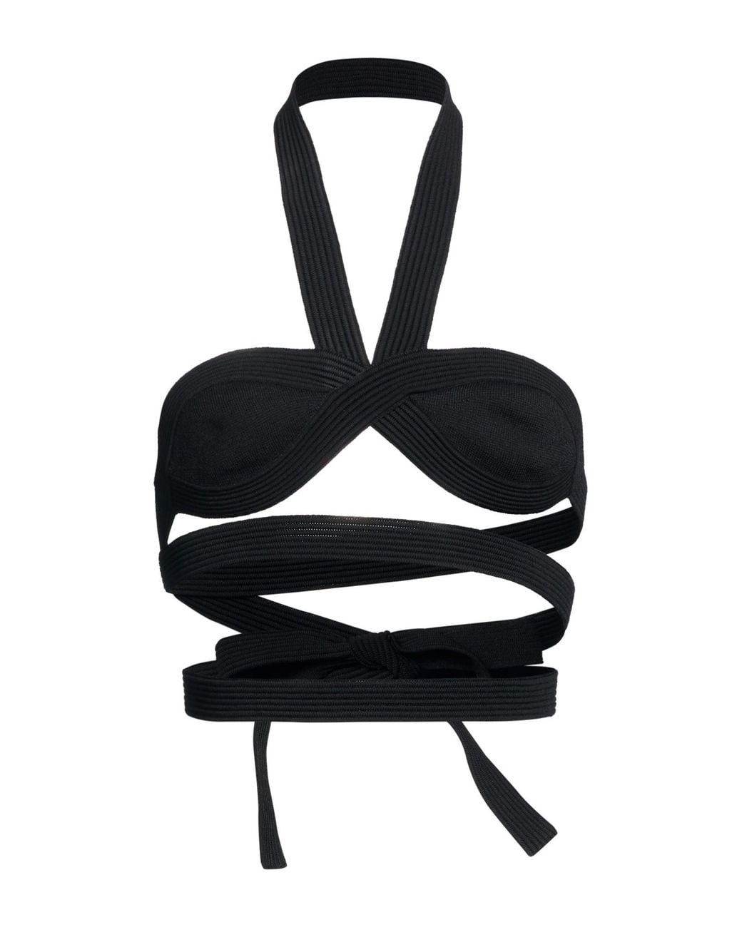 Khaite Black Top Viscose, Polyester, Polyamide, Elastane