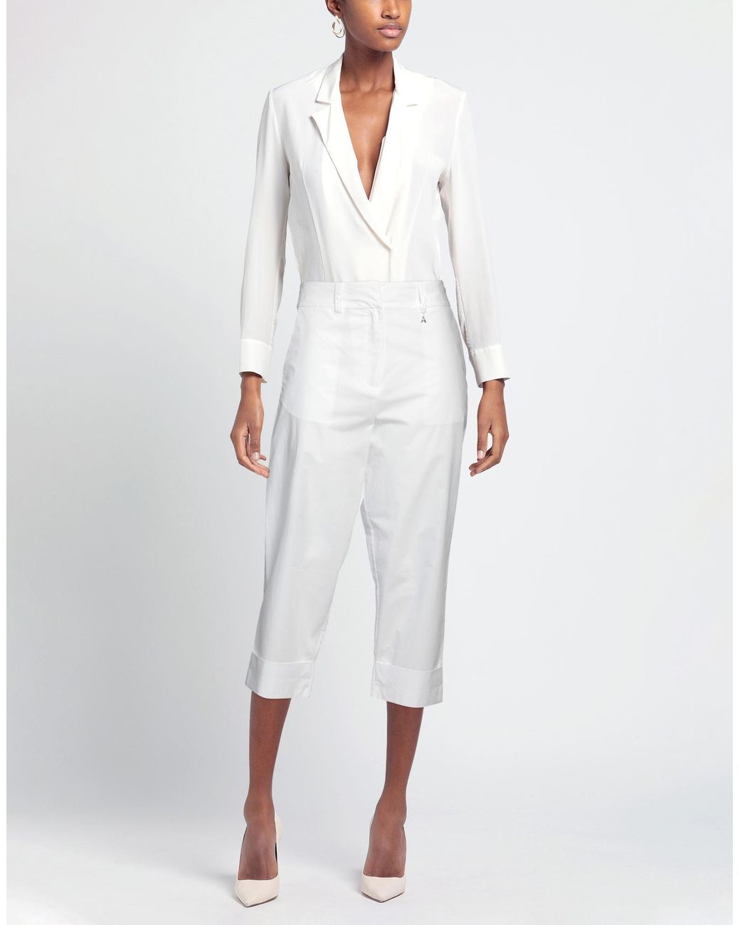 Patrizia Pepe White Trouser