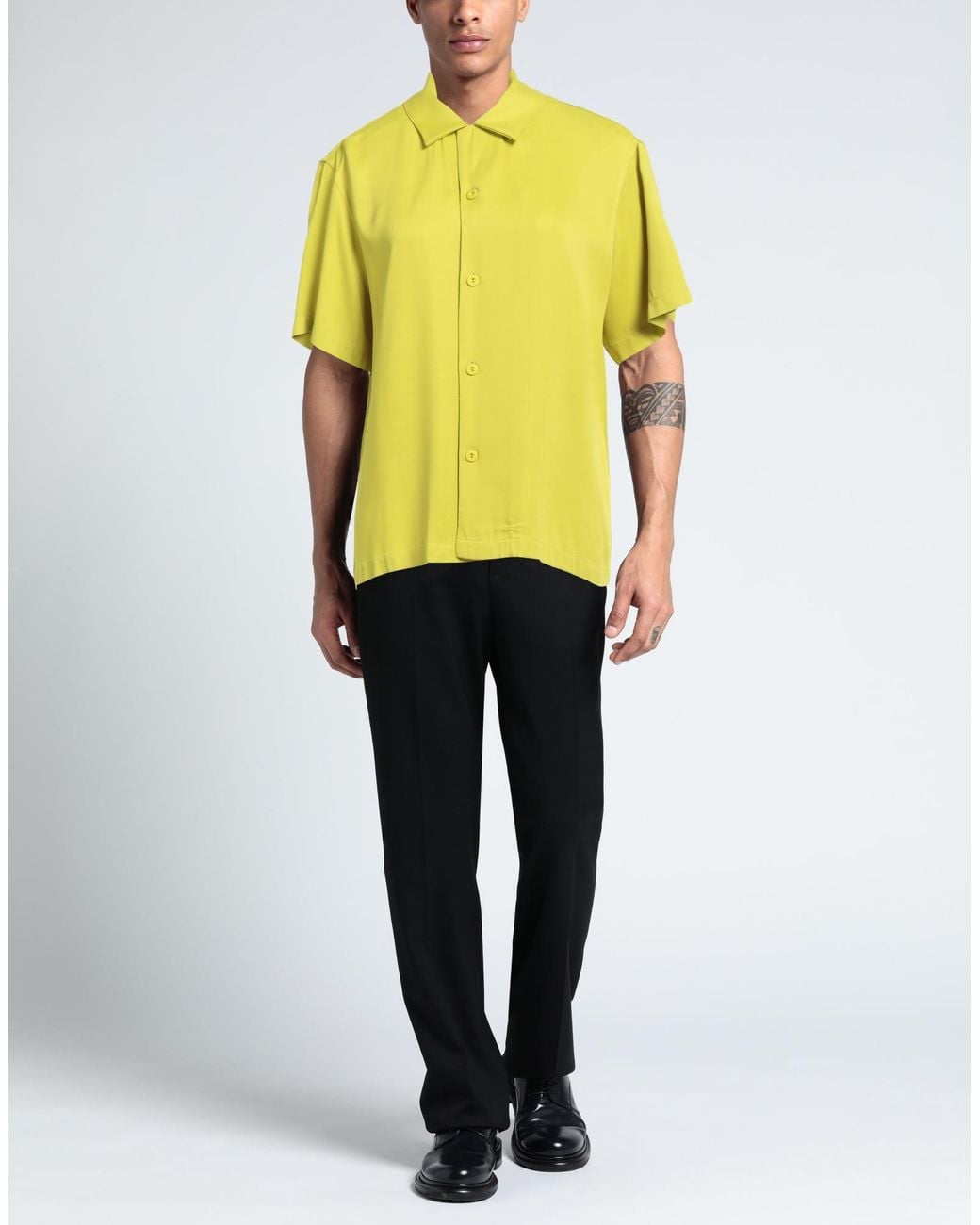 Sandro Yellow Shirt for men